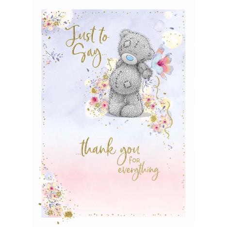 Thank You For Everything Me to You Bear Card £1.79